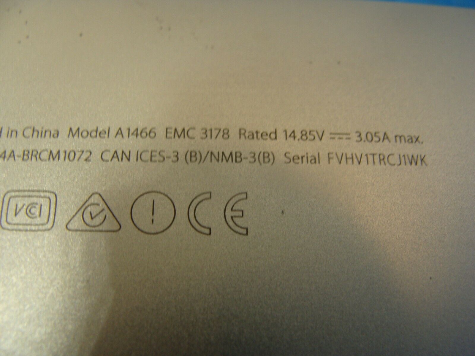 Macbook Air A1466 MQD32LL/A MQD42LL/A Mid 2017 13