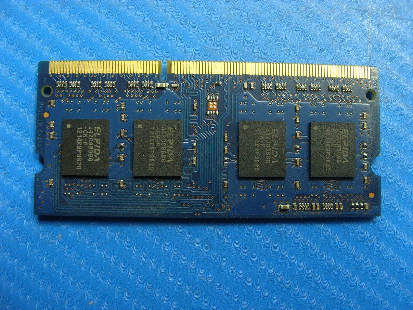 Asus K55N Elpida 4GB PC3-12800S RAM Memory SO-DIMM EBJ40UG8BBU0-GN-F - Tested Computer Laptop Parts