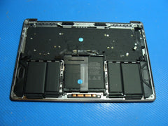 MacBook Pro A1989 13" 2018 MR9Q2LL Top Case Palmrest w/Battery Gray 661-10040