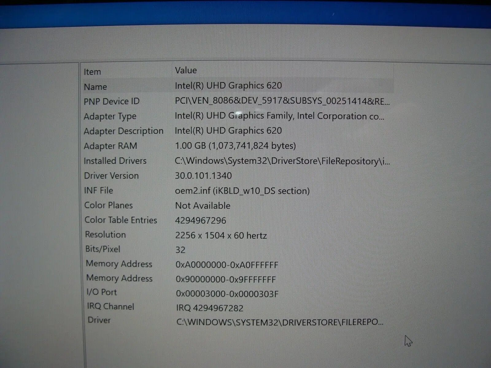 Value Deal V Good QHD MS Surface Laptop 2 1769 Intel i5-8350U 1.7Gh 8GB 128GB