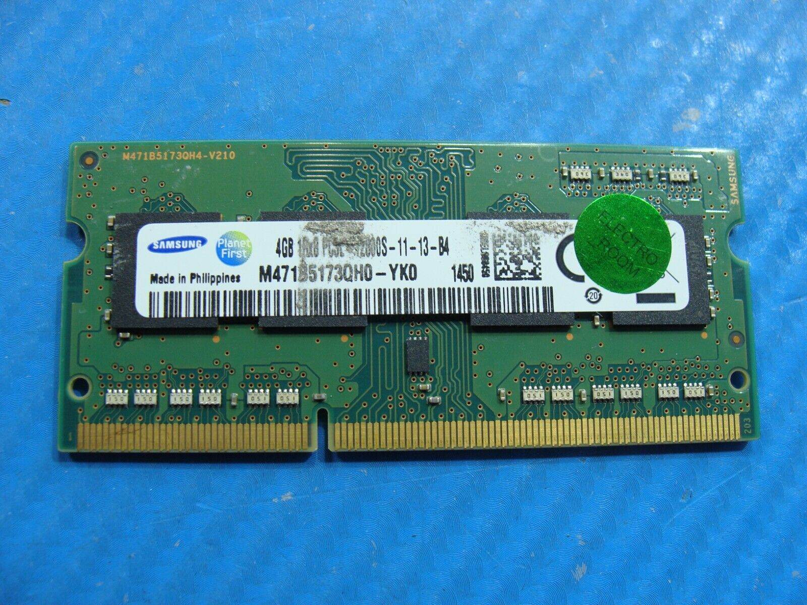 Toshiba P55W-B5220 Samsung 4GB PC3L-12800S Memory RAM SO-DIMM M471B5173QH0-YK0 - Tested Computer Laptop Parts
