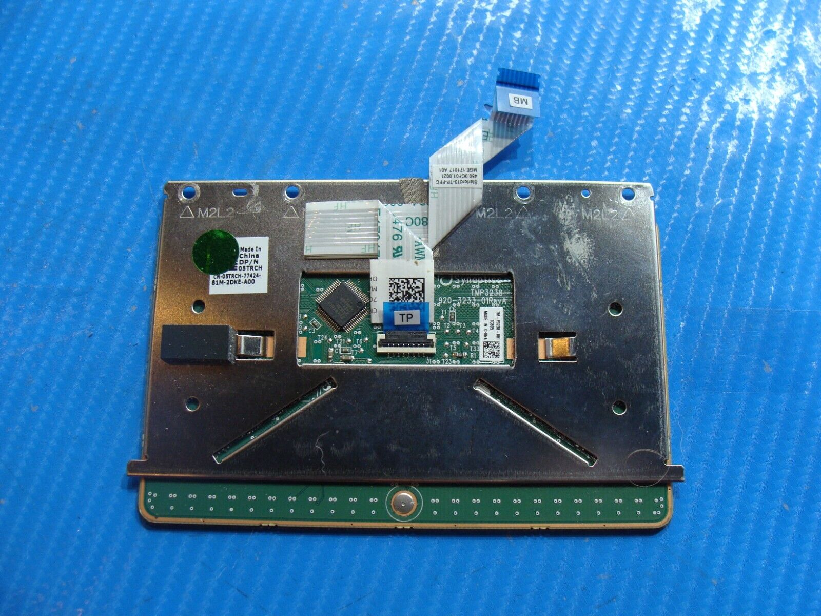 Dell Inspiron 13.3” 13 5379 OEM Touchpad Board w/Cable Silver 5TRCH TM-P3238-001