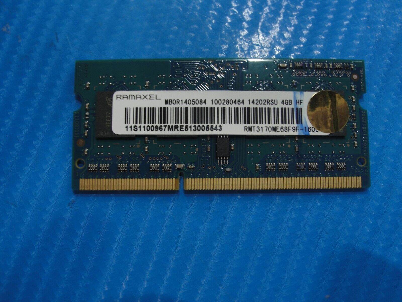 Lenovo C260 So-Dimm Ramaxel 4Gb Memory RMT3170ME68F9F-1600 - Tested Computer Laptop Parts