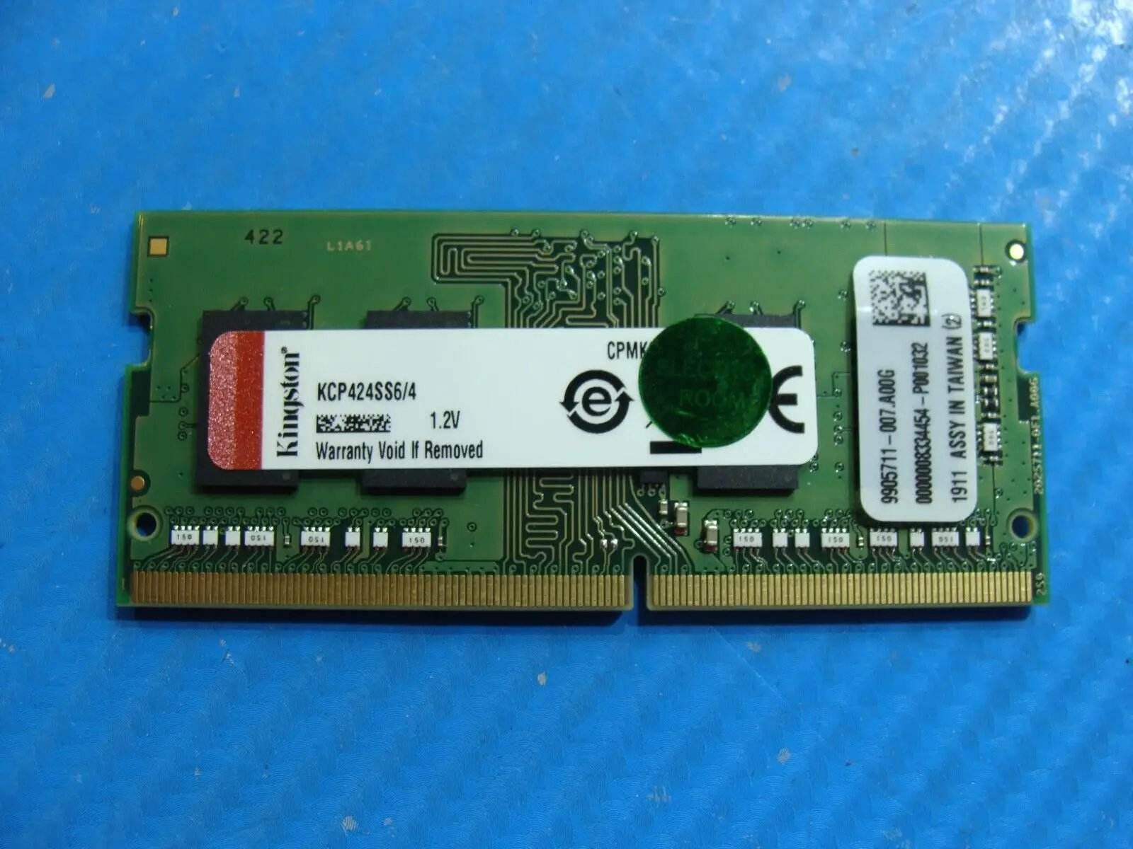 HP 450 G3 Kingston 4GB Memory RAM SO-DIMM KCP424SS6/4 - Tested Computer Laptop Parts