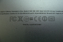 MacBook Air A1369 MC965LL/A MC966LL/A Mid 2011 13" Genuine Bottom Case 922-9968 Apple