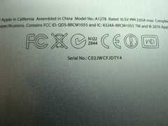 MacBook Pro A1278 13" Mid 2012 MD102LL/A Bottom Case Silver 923-0103 #4 
