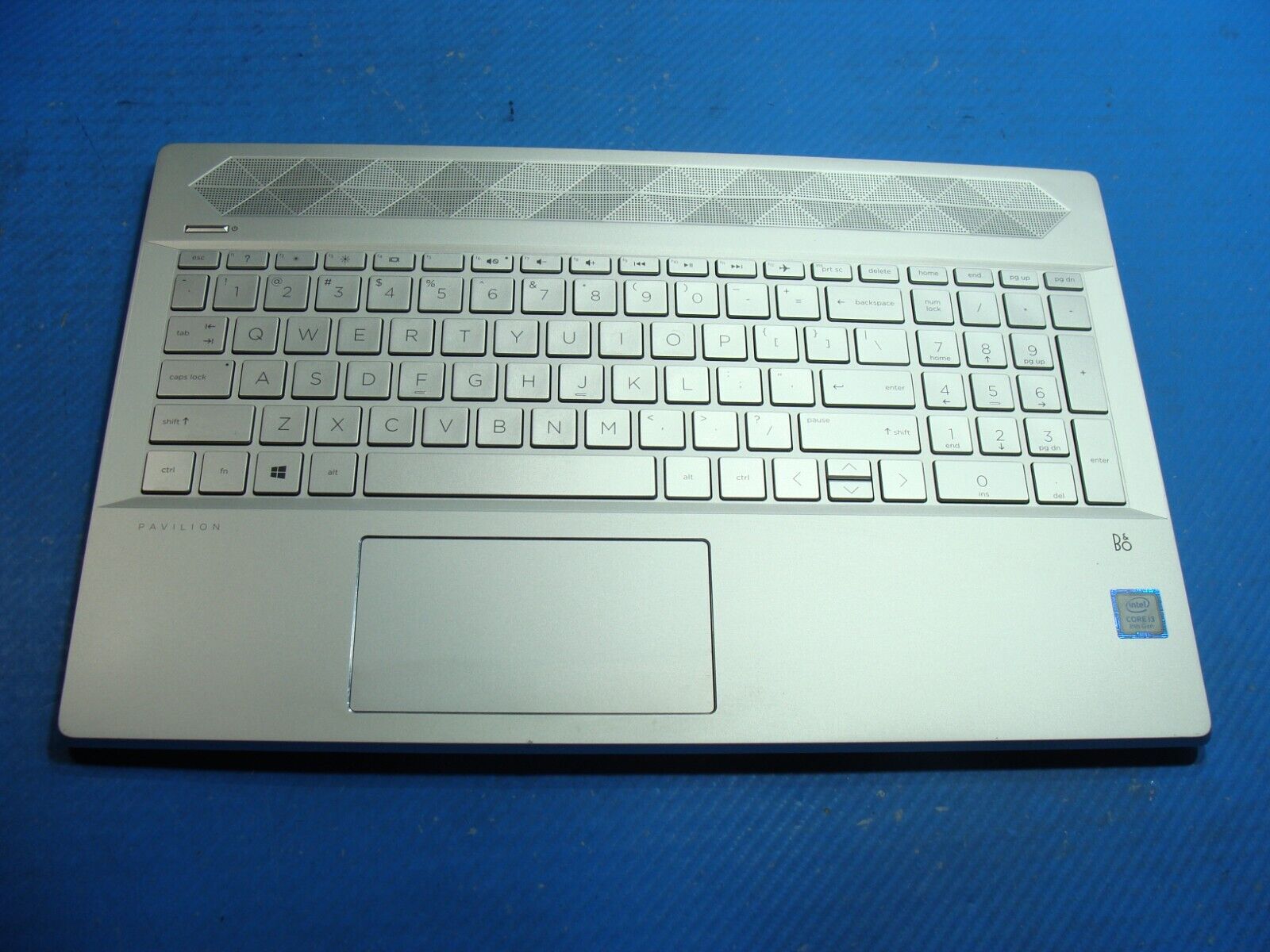 HP Pavilion 15-cu0071nr 15.6 Genuine Palmrest w/Keyboard Touchpad L24926-001