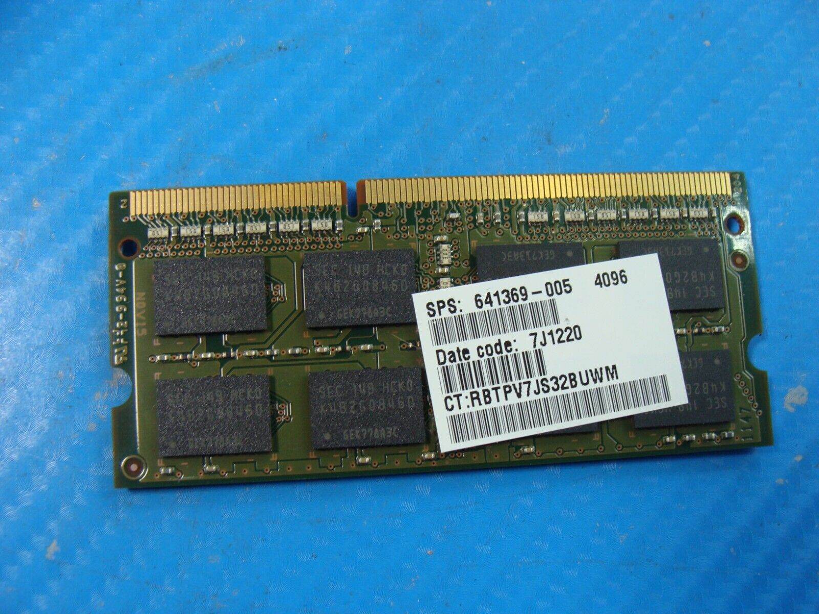 HP Folio 13-2000 Samsung 4GB 2Rx8 PC3-12800S SO-DIMM Memory RAM M471B5273DH0-CK0 - Tested Computer Laptop Parts