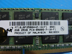 Apple A1278 Micron 2GB 2Rx8 PC3-8500S SO-DIMM Memory RAM MT16JSF25664HZ-1G1F1 #1 - Tested Computer Laptop Parts