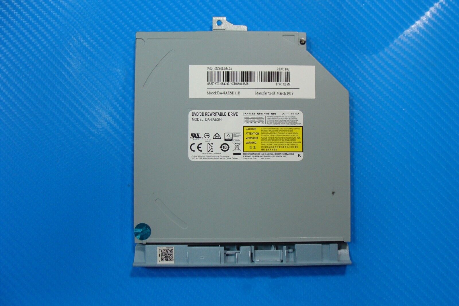 Lenovo IdeaPad 320-15IAP 15.6 Genuine DVD/CD Burner Drive DA-8AESH 5DX0L08424