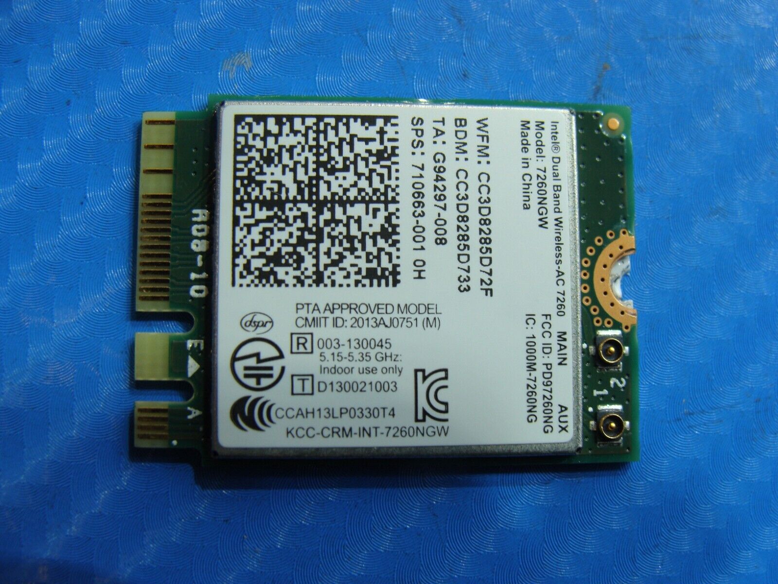 HP ZBook 15.6” 15 G2 Genuine Laptop WiFi Wireless Card 7260NGW 710663-001