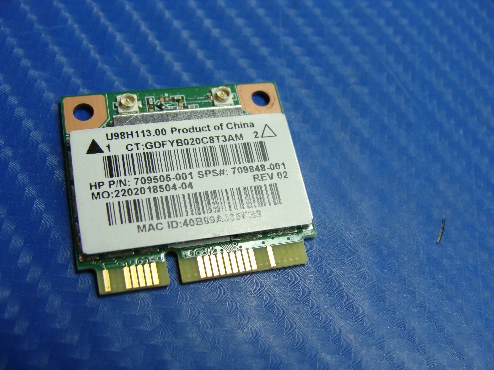 HP 15.6" 15-f305dx OEM WiFi Wireless Card 709505-001 RTL8188EE 709848-001 GLP* - Laptop Parts - Buy Authentic Computer Parts - Top Seller Ebay