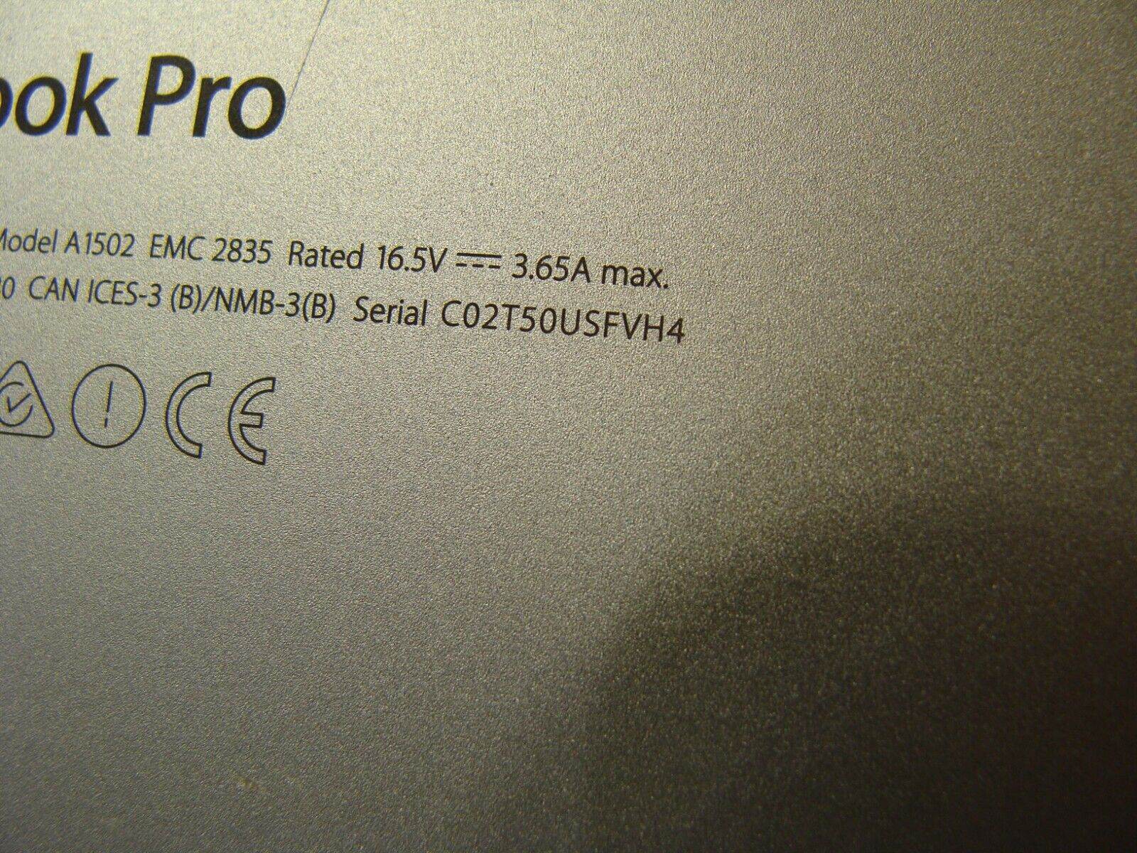 MacBook Pro A1502 Early 2015 MF839LL/A MF840LL/A MF841LL/A Bottom Case 923-00503 - Tested Computer Laptop Parts