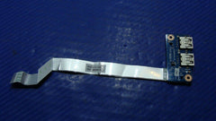 HP 15-g070nr 15.6'' Genuine Laptop Dual USB Port Board w/ Cable LS-A993P - Tested Computer Laptop Parts