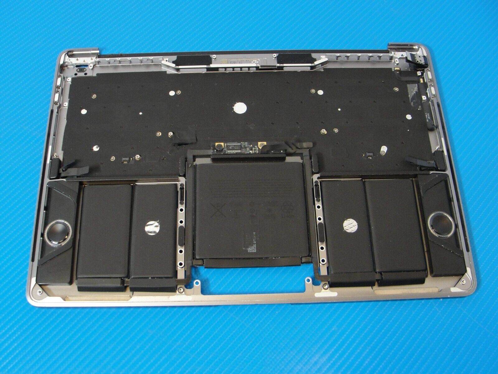 MacBook Pro A1706 13 2016 MLH12LL Top Case Battery Space Gray 661-05333 UNTESTED - Tested Computer Laptop Parts