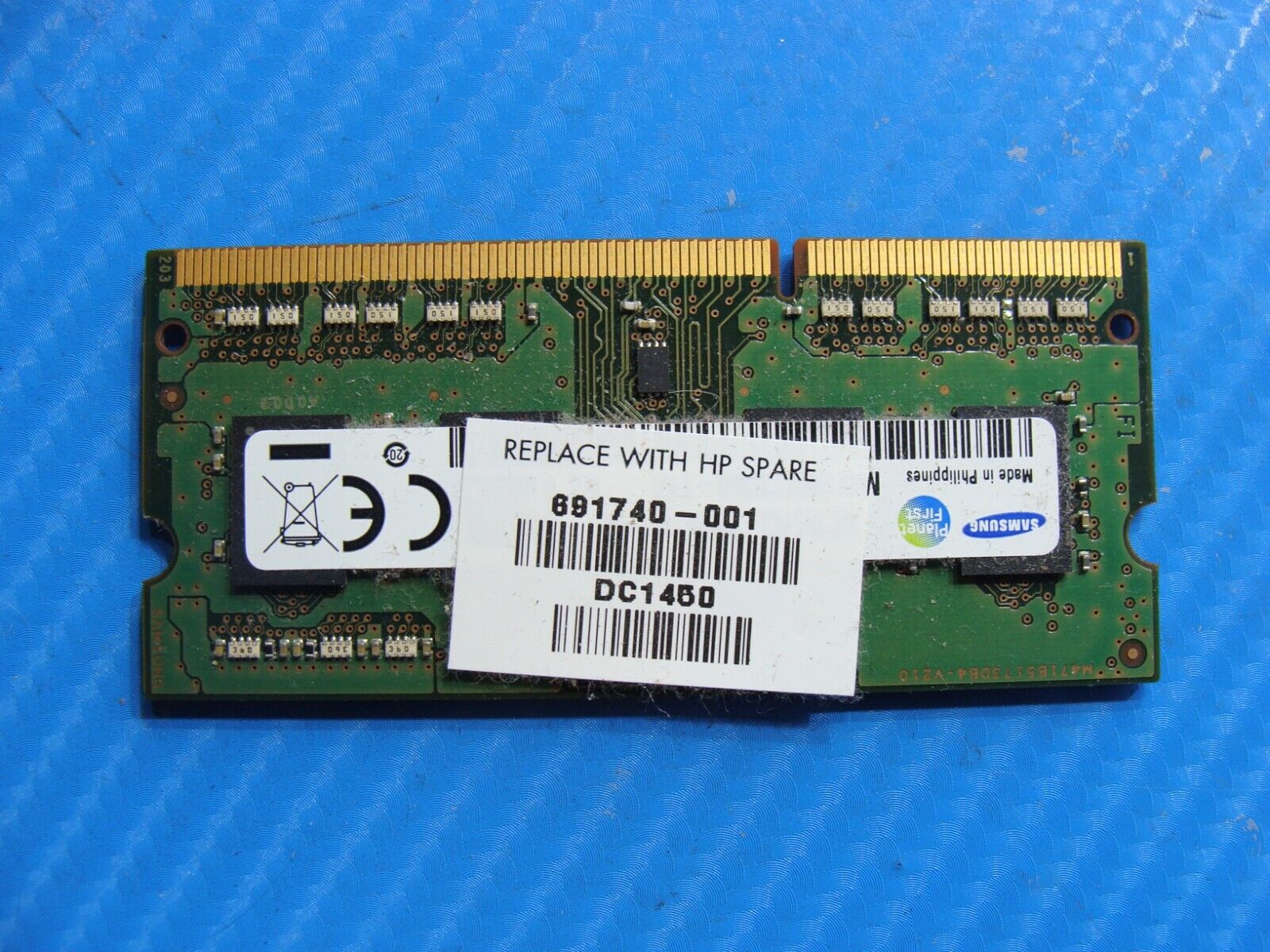 HP 17-e118dx Samsung 4GB 1Rx8 PC3L-12800S Memory RAM SO-DIMM 691740-001