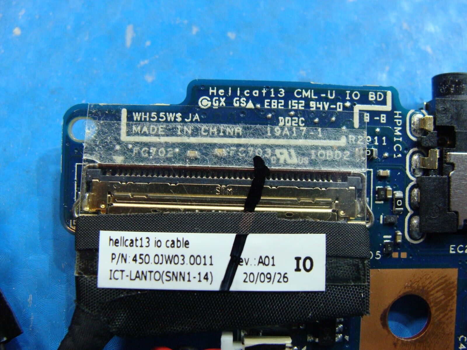 Dell Inspiron 7306 2-in-1 13.3 Genuine Laptop USB Audio Board w/ Cable CJ8X7