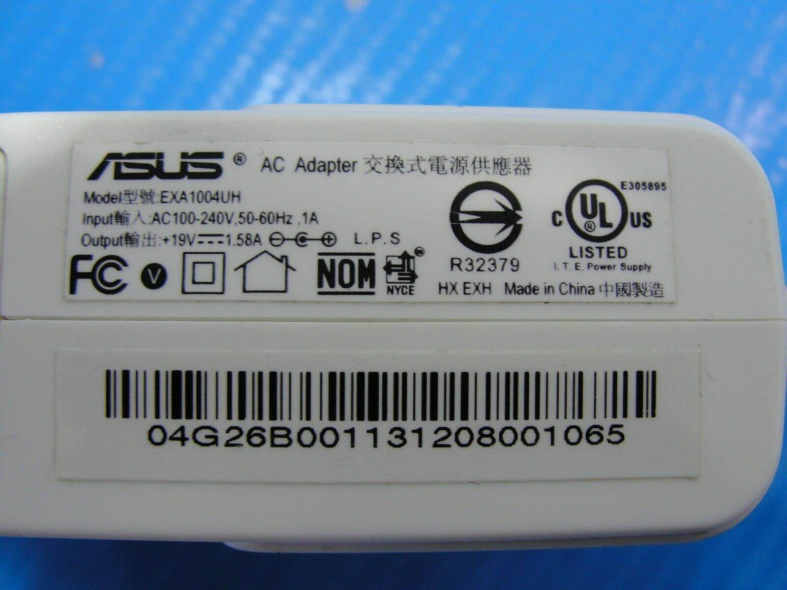 Asus EXA1004UH 1.58A AC Power Adapter Charger Eee PC-B white - Tested Computer Laptop Parts