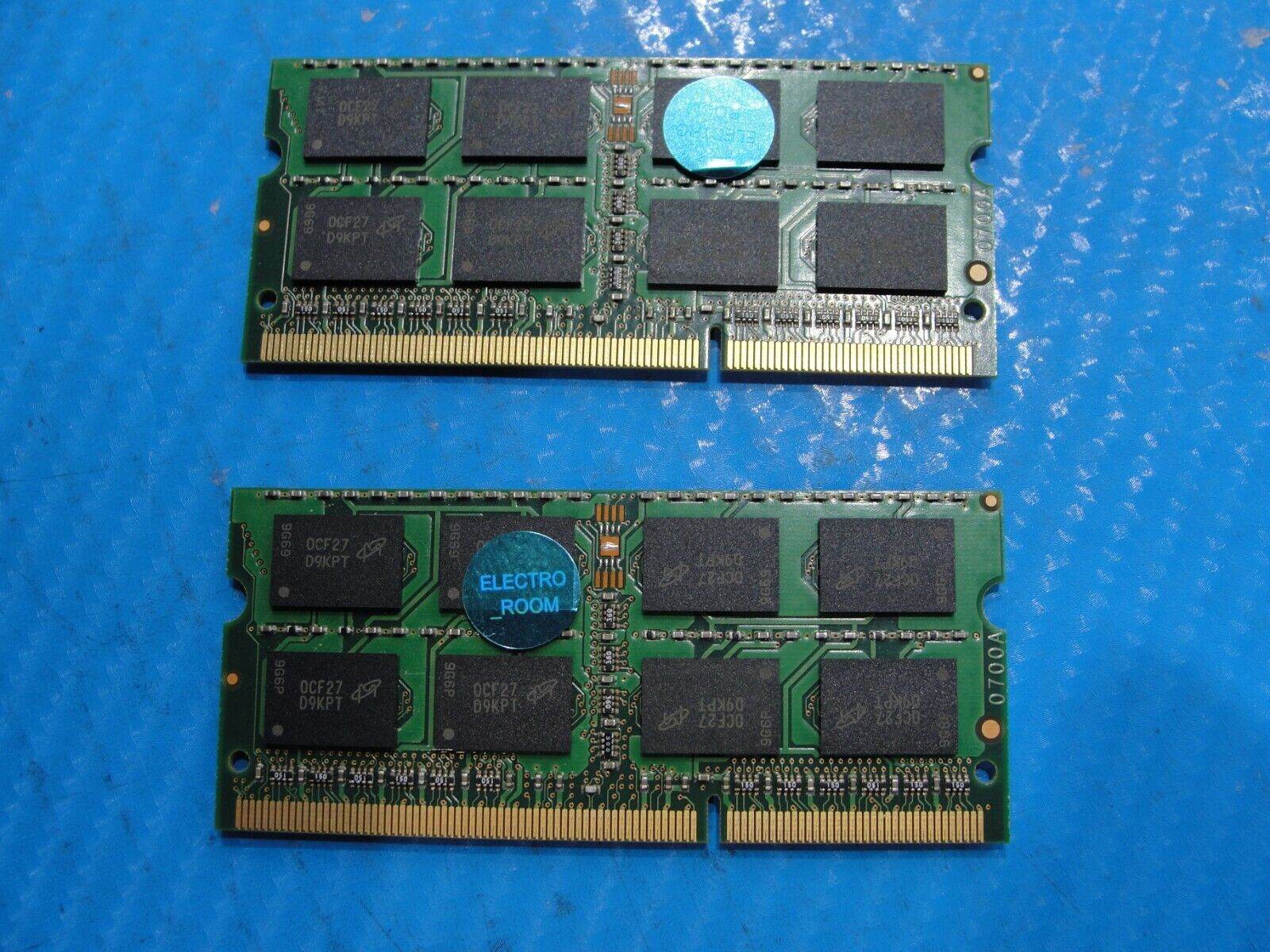 Macbook Pro A1286 Micron 2Gbx2 Memory Ram So-Dimm pc3-8500s MT16JSF25664HZ-1G1F1 - Tested Computer Laptop Parts