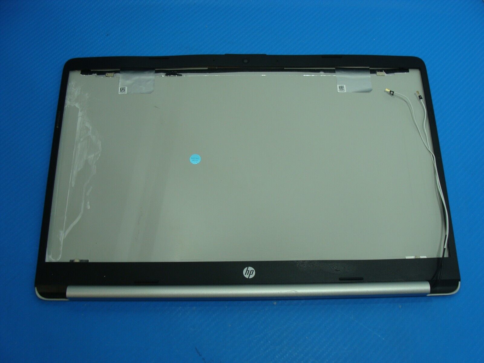 HP 15.6” 15-gw0123od Genuine Laptop LCD Back Cover w/Front Bezel Silver