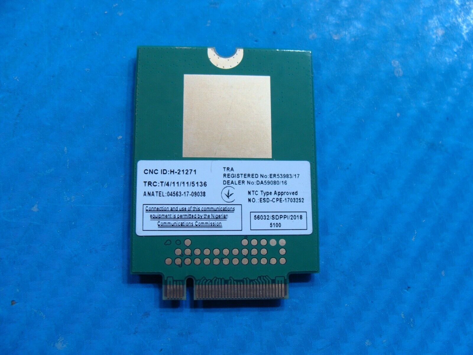 Dell Latitude 5410 14 OEM Fibocom LTE/WCDMA 4G WWAN Card Module L850-GL 284DC