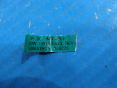 HP 15.6 15-dw0043dx Genuine Laptop DC IN Power Jack w/Cable 799750-S23