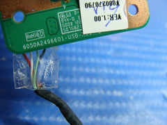 Toshiba Satellite 15.6" C855-S5355 OEM USB Port Board w/Cable 6050A2496601 GLP* Toshiba