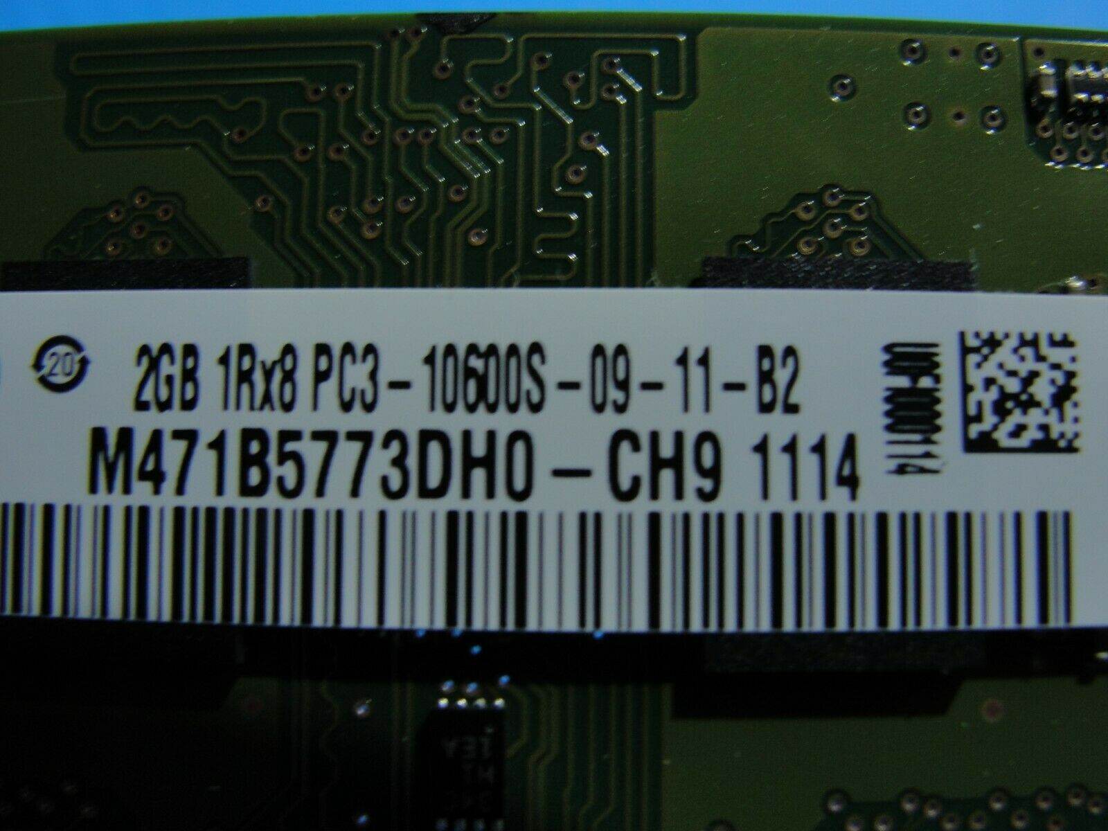MacBook A1286 Samsung 2GB Memory SO-DIMM PC3-10600S M471B5773DH0-CH9 - Tested Computer Laptop Parts