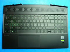 HP Pavilion 15.6" 15-dk1035nr OEM Palmrest w/Touchpad Keyboard AP2K8000310 Grd A 