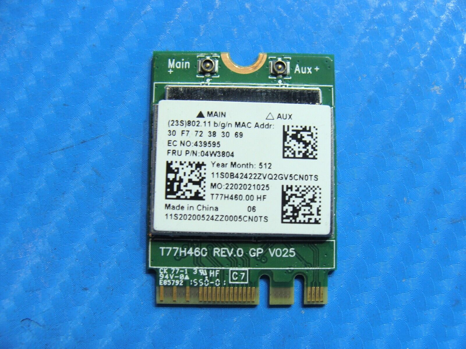 Lenovo ThinkPad 15.6” T540 Genuine Laptop Wireless WiFi Card RTL8192EEBT 04W3804