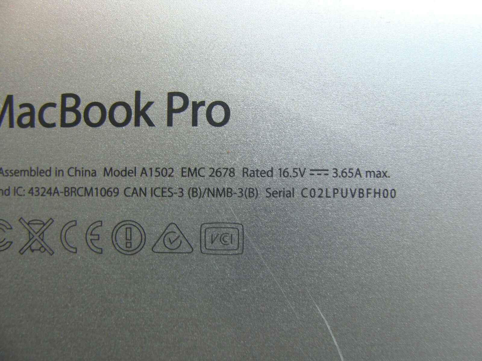 MacBook Pro A1502 13