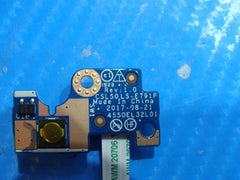 HP 15.6" 15-bs134wm Genuine Power Button Board w/Cable LS-E791P NBX00026H00