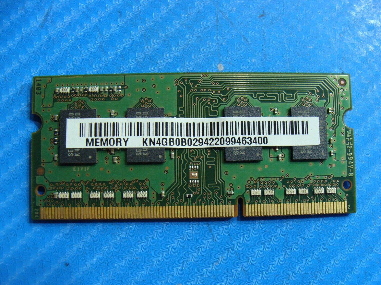 Acer E5-571-563B Samsung 4GB SO-DIMM Memory RAM PC3L-12800S M471B5173DB0-YK0 - Tested Computer Laptop Parts