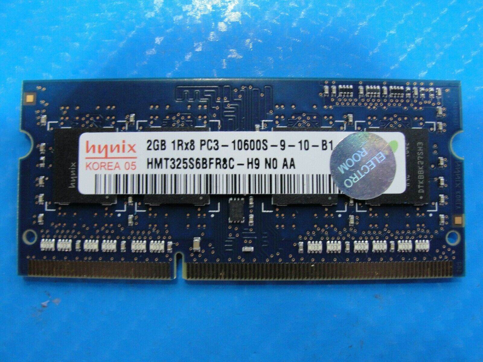 MacBook Pro A1286 Hynix 2GB 1Rx8 PC3-10600S SO-DIMM Memory RAM HMT325S6BFR8C-H9 - Tested Computer Laptop Parts