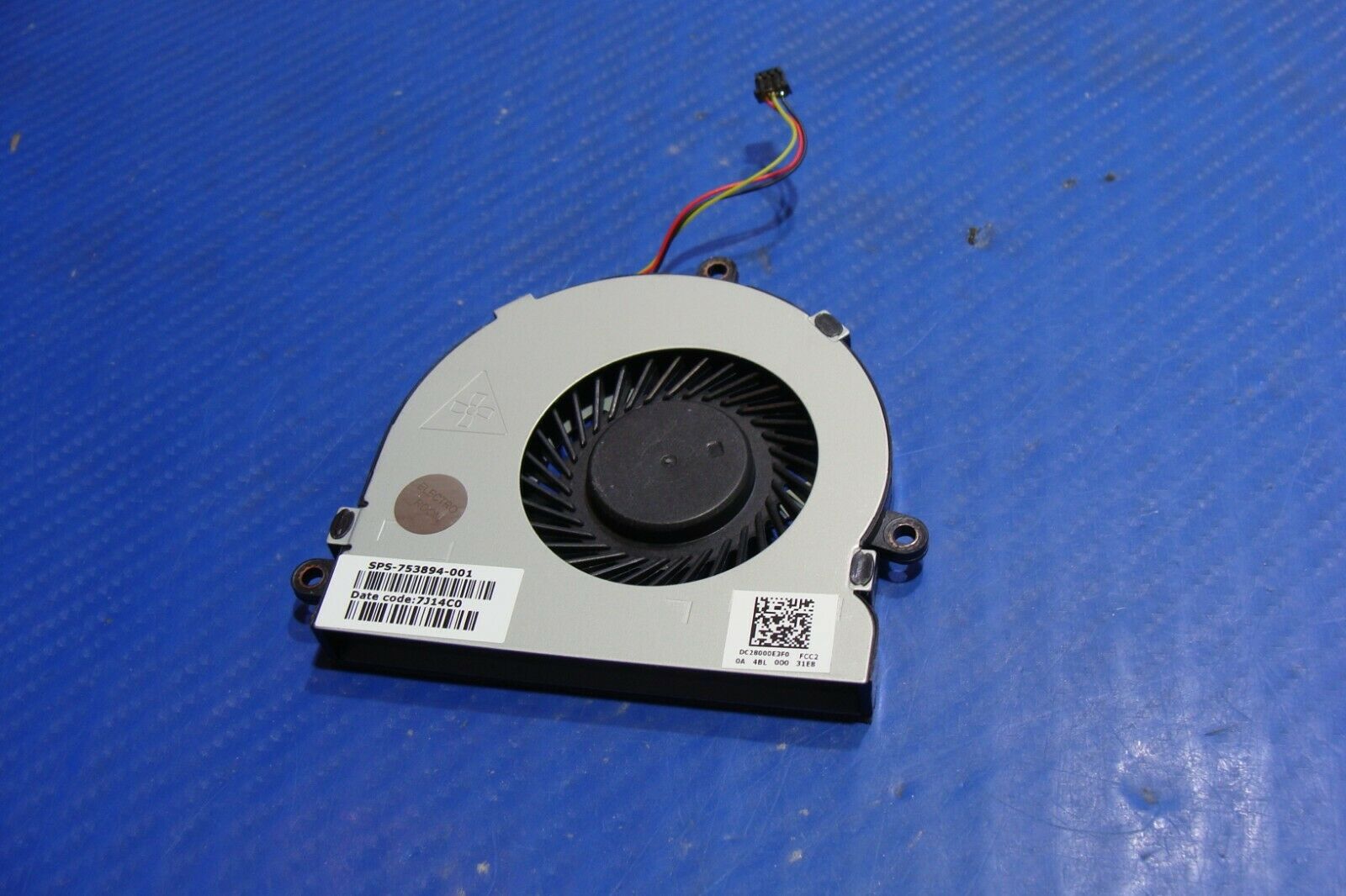 HP 15-r110dx 15.6'' Genuine Laptop CPU Cooling Fan 753894-001 DC28000E3F0 HP