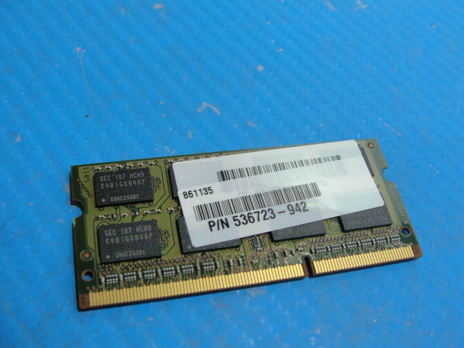 HP EliteBook 8440p Samsung 2GB SO-DIMM Memory RAM PC3-10600S M471B5673FH0-CH9 - Tested Computer Laptop Parts