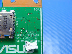 Asus Q501LA-BSI5T19 15.6" USB Audio Card Reader Board w/ Cable 60NB01F0-IO1020 ASUS