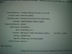 Lenovo ThinkPad E15 Gen3 15.6FHD AMD Radeon 7 5700U 1.8Ghz 16GB 512GB +Charger