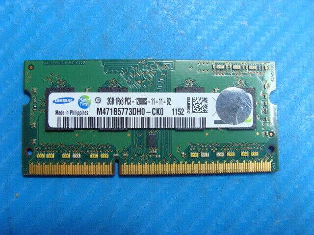 Dell E6420 Samsung 2GB 1Rx8 PC3-12800S SO-DIMM Memory RAM M471B5773DH0-CK0 - Tested Computer Laptop Parts