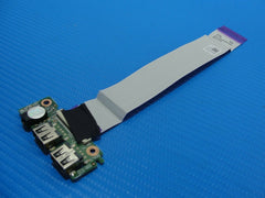 Dell Inspiron 15 3558 15.6" Genuine Dual USB Audio Port Board w/Cable C2G6K #2 Dell