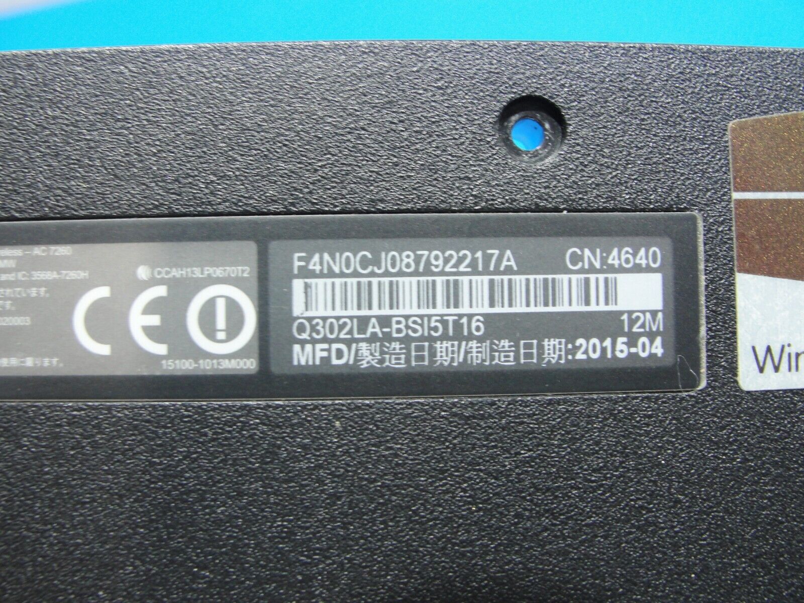 Asus Q302LA-BSI5T16 13.3 Genuine Bottom Case Base Cover 13NB06T1AP0101