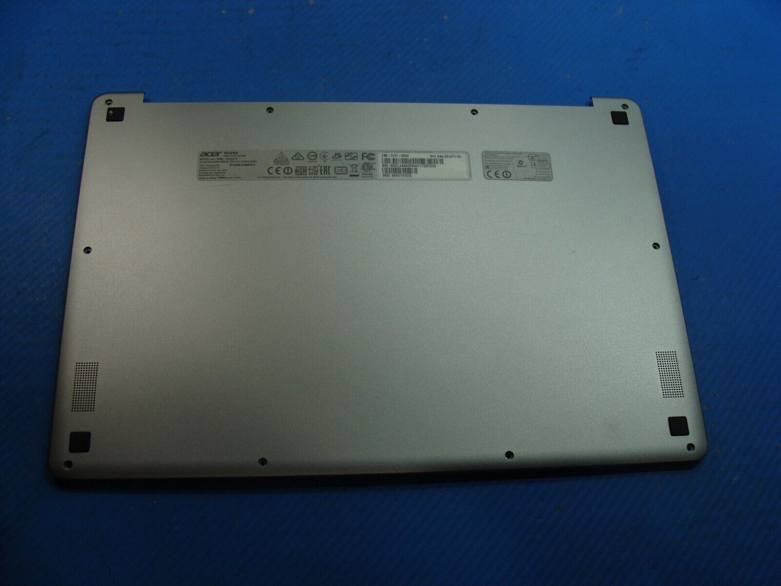 Acer Chromebook R13 13.3” CB5-312T-K5X4 OEM Bottom Case Base Cover TFQ3BZ8EBATN