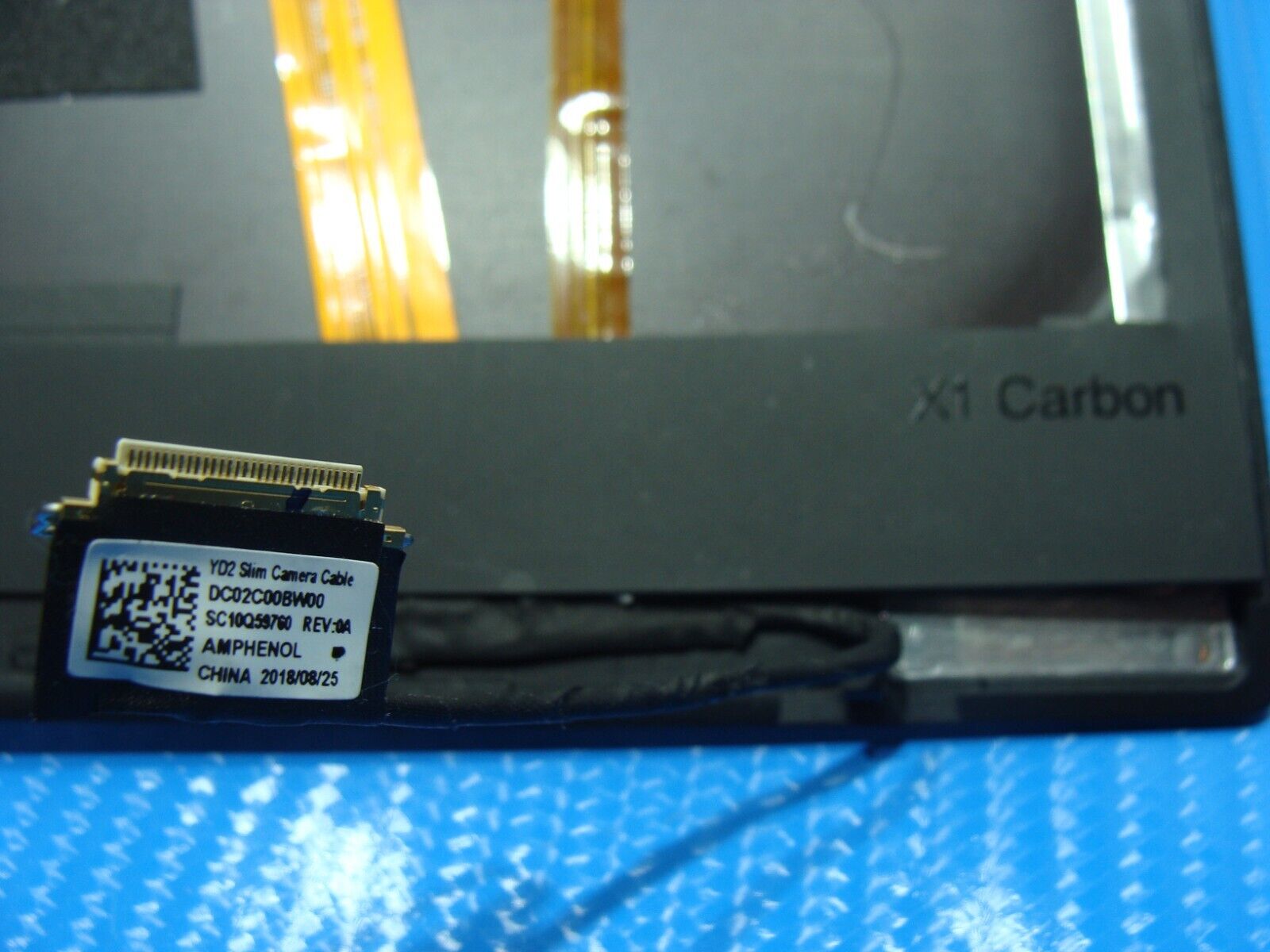 Lenovo ThinkPad 14” X1 Carbon 6th Gen LCD Back Cover w/Front Bezel AQ16R000100