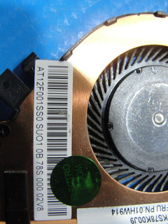 Lenovo ThinkPad 12.5" X270 OEM CPU Cooling Fan w/Heatsink 01HW914 AT12F001SS0