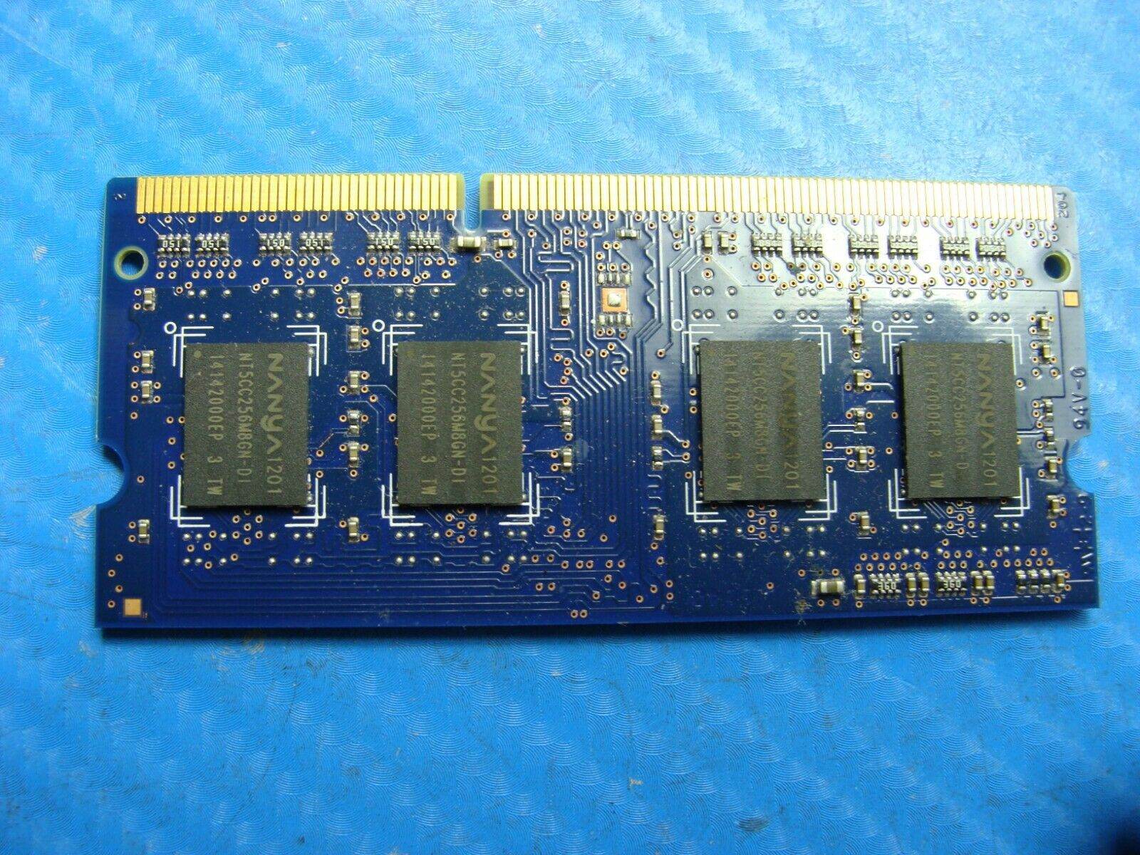 Dell 5520 2GB 1Rx8 PC3-12800S SO-DIMM RAM Memory NT2GC64B88G0NS-DI - Tested Computer Laptop Parts