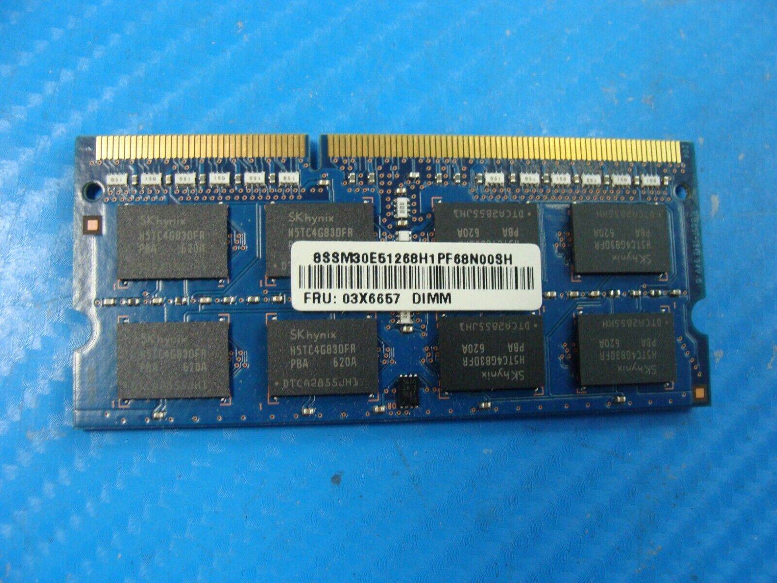Lenovo E560 So-Dimm SK Hynix 8GB 2Rx8 Memory PC3L-12800S HMT41GS6DFR8A-PB - Tested Computer Laptop Parts