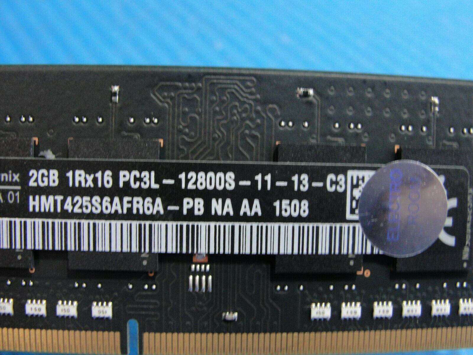 MacBook Pro A1297 SK Hynix 2GB PC3L-12800S SO-DIMM Memory RAM HMT425S6AFR6A-PB - Tested Computer Laptop Parts