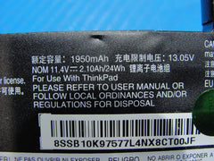 Lenovo ThinkPad 14" T480 Genuine Battery 11.4V 24Wh 1950mAh 01AV489 SB10K97577