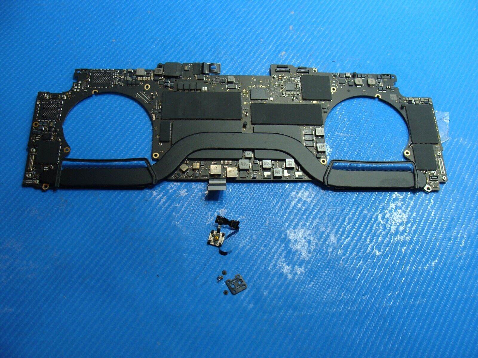 MacBook Pro A1990 2018 MR932LL/A i7 2.2Ghz 16Gb Logic Board 661-09989 w/ID AS IS - Tested Computer Laptop Parts