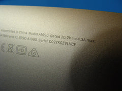 MacBook Pro A1990 15" Mid 2019 MV902LL/A Bottom Case Space Gray 923-03191